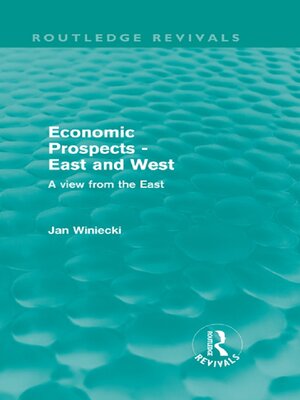 cover image of Economic Prospects--East and West